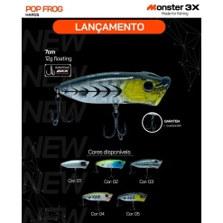 Isca Hard Monster 3x Pop Frog 7cm 12g