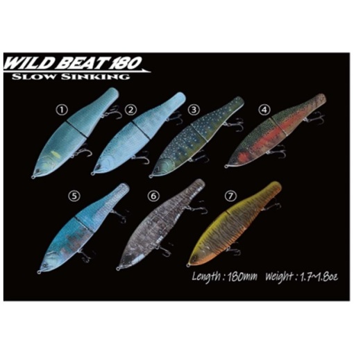 Wild Beat 180SS 51g Slow Sinking【WILD LURES】 – Nako Pesca